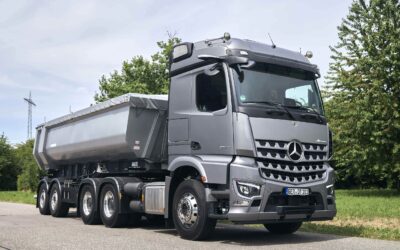 Messeexponat Lkw Daimler Truck bauma 2025