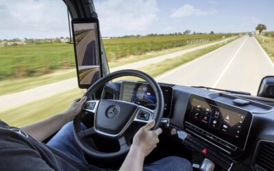 Messeexponat Lkw Daimler Truck bauma 2025