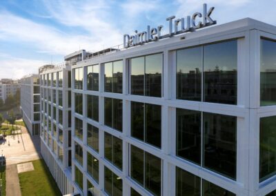 Bild der Konzernzentrale von Daimler Truck in Leinfelden-Echterdingen