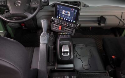 Innenansicht des Mercedes-Benz Unimog von Daimler Truck