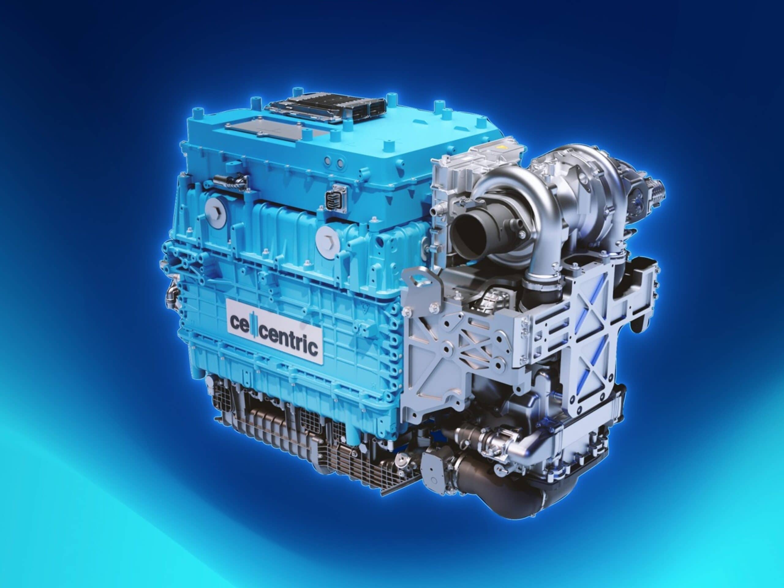 Brennstoffzellensystem vom Typ cellcentric BZA375, Studioaufnahme