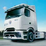 Modell einer Sattelzugmaschine vom Typ Mercedes-Benz Actros mit ProCabin, von Keyou umgerüstet auf Wasserstoffverbrennung