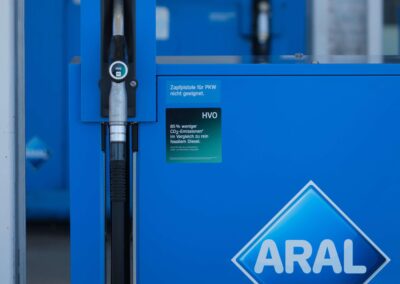 Zapfsäule für Aral HVO (Hydrotreated Vegetable Oil)
