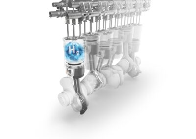 Illustration Kolben Wasserstoffmotor