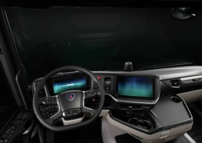 Neues Scania-Cockpit mit Smart Dash