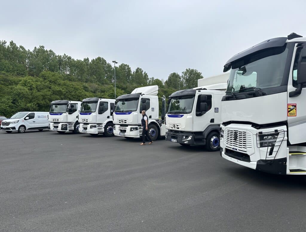 Renault Trucks will mit den Fahrzeugen seiner E-Flotte die Baustellen erobern.