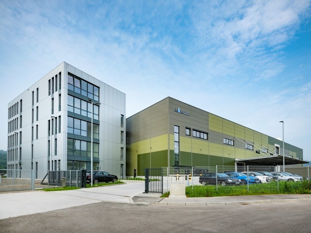 Außenansicht des cellcentric-Standorts in Esslingen