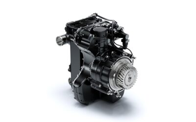 Freigestellte Studioaufnahme eines Retarders der Serie VR 115CT ECO von Driventic