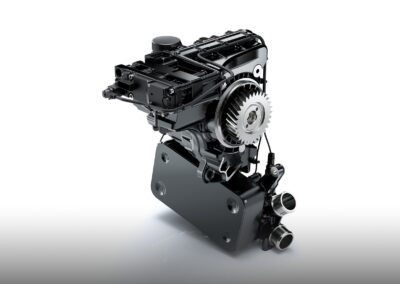 Driventic präsentiert auf der IAA neue Retarder Freigestellte Studioaufnahme eines Retarders der Serie VR 3600 EPS von Driventic