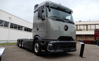 eActros 600 als 8x2/4 mit Pro Cabin Streamspace