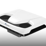 Studioaufnahme einer Aufdach-Standklimaanlage von Eberspächer, Modell Cooltronic 2000 G3 Hatch