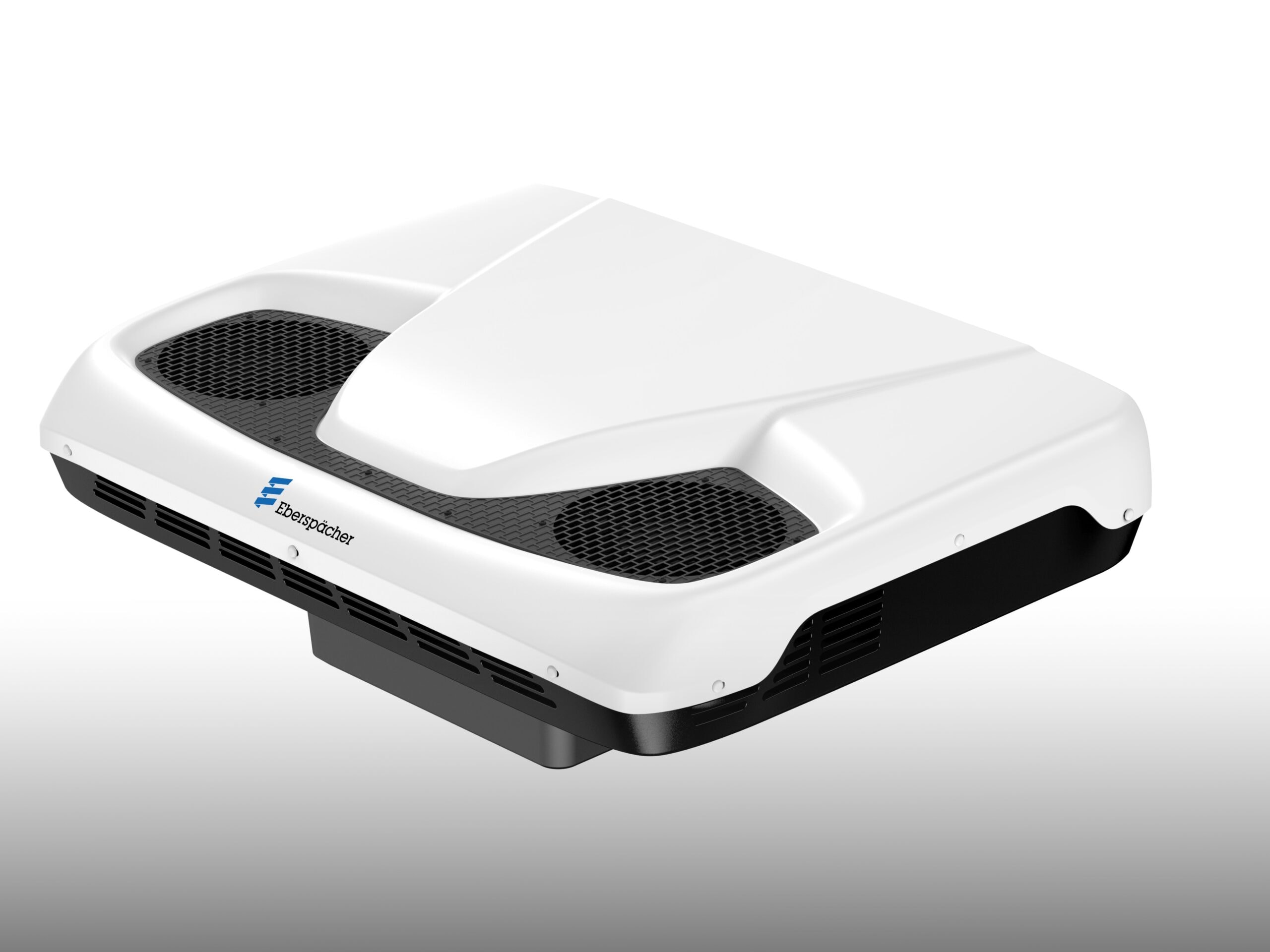 Studioaufnahme einer Aufdach-Standklimaanlage von Eberspächer, Modell Cooltronic 2000 G3 Hatch