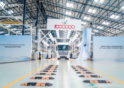 Foton Thailand Lkw Busse alternative Antriebe einmillionstes Exportfahrzeug