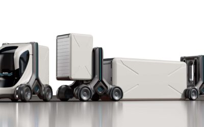 Schematische Darstellung des neuartigen Wechselsystems „Vertical Core Cycle Concept“ von Isuzu