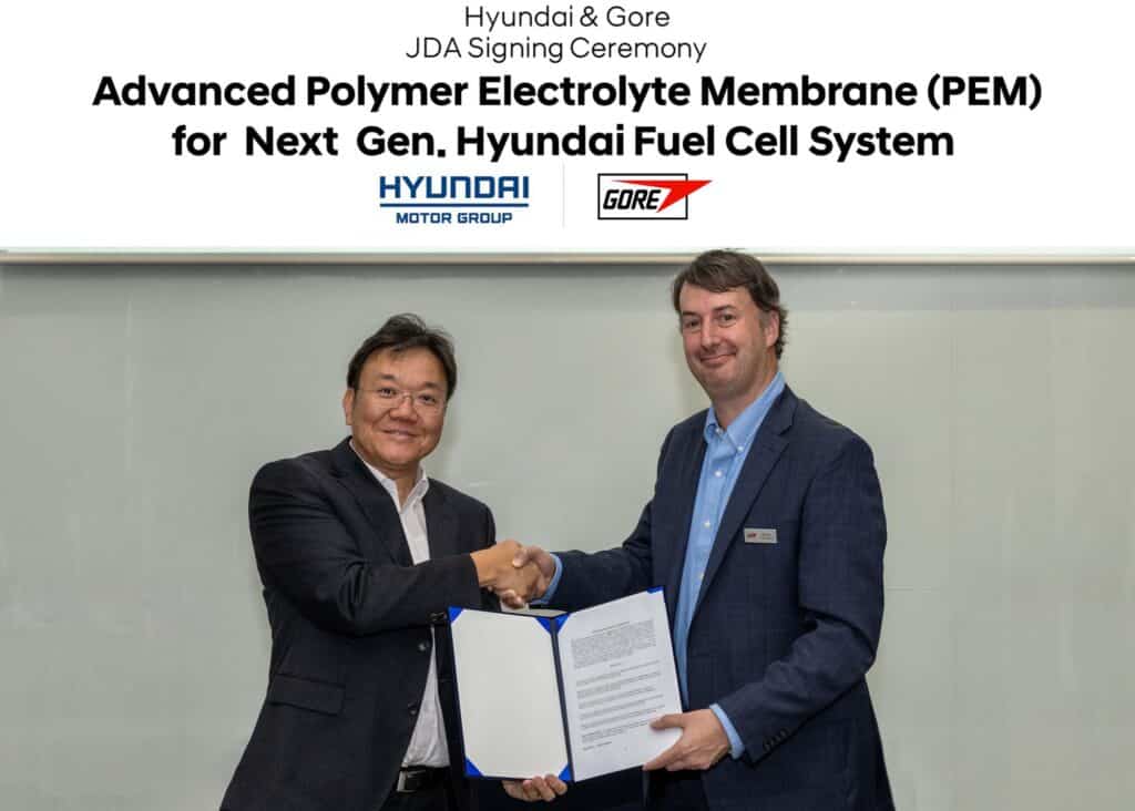 Brennstoffzellen von Hyundai, Kia und Gore, Vereinbarung der Partner