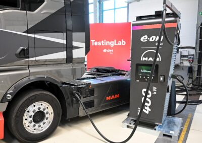MAN Truck & Bus E.ON Ausbau Ladenetz Elektro-Lkw