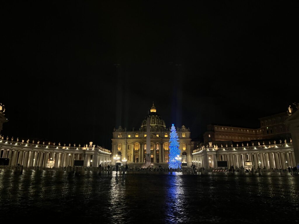 Weihnachten 2024 Petersplatz MAN TGS