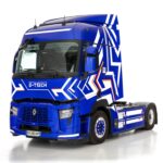 Sondermodell E-Tech T Diamond Arrow von Renault Trucks; freigestellt