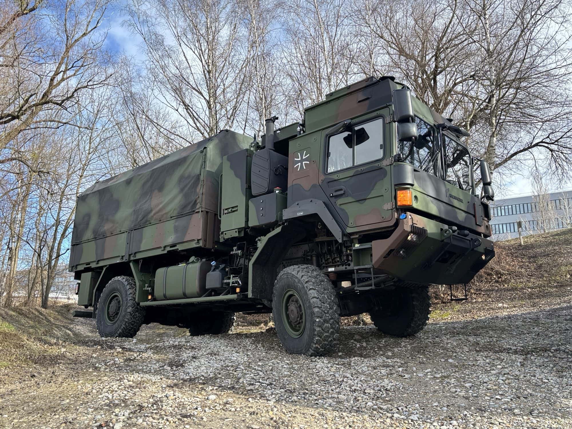 4x4-Militärfahrzeug der Bundeswehr, geliefert von Rheinmetall