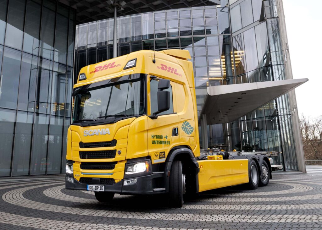 EREV-Lkw von Scania und DHL Group, Elektro-Lkw mit Range Extender