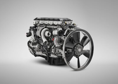 freigestelltes Motorbild Scania Super 11 Fünfzylinder