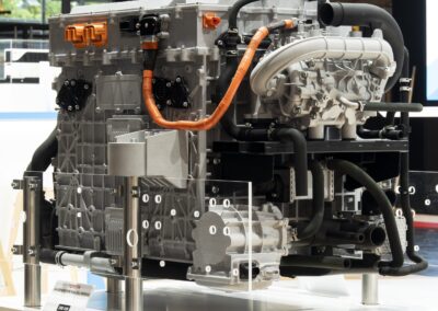 300-kW-Brennstoffzellensystem von Toyota auf einem Messestand