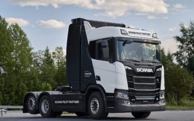 Prototyp einer Brennstoffzellen-Sattelzugmaschine von Scania mit Systemkomponenten von Toyota