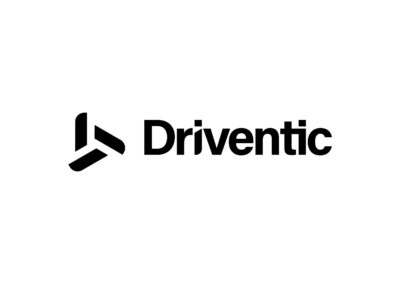 Logo bzw. Schriftzug des Unternehmens Driventic auf neutralem Untergrund