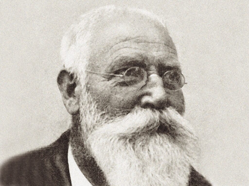 Historische Fotografie von Wilhelm Baier, der 1901 die Firma Webasto begründete