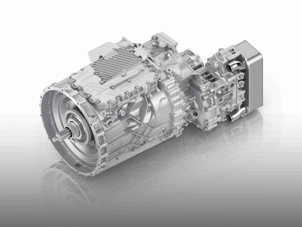 Studioaufnahme eines Traxon-2-Getriebes von ZF